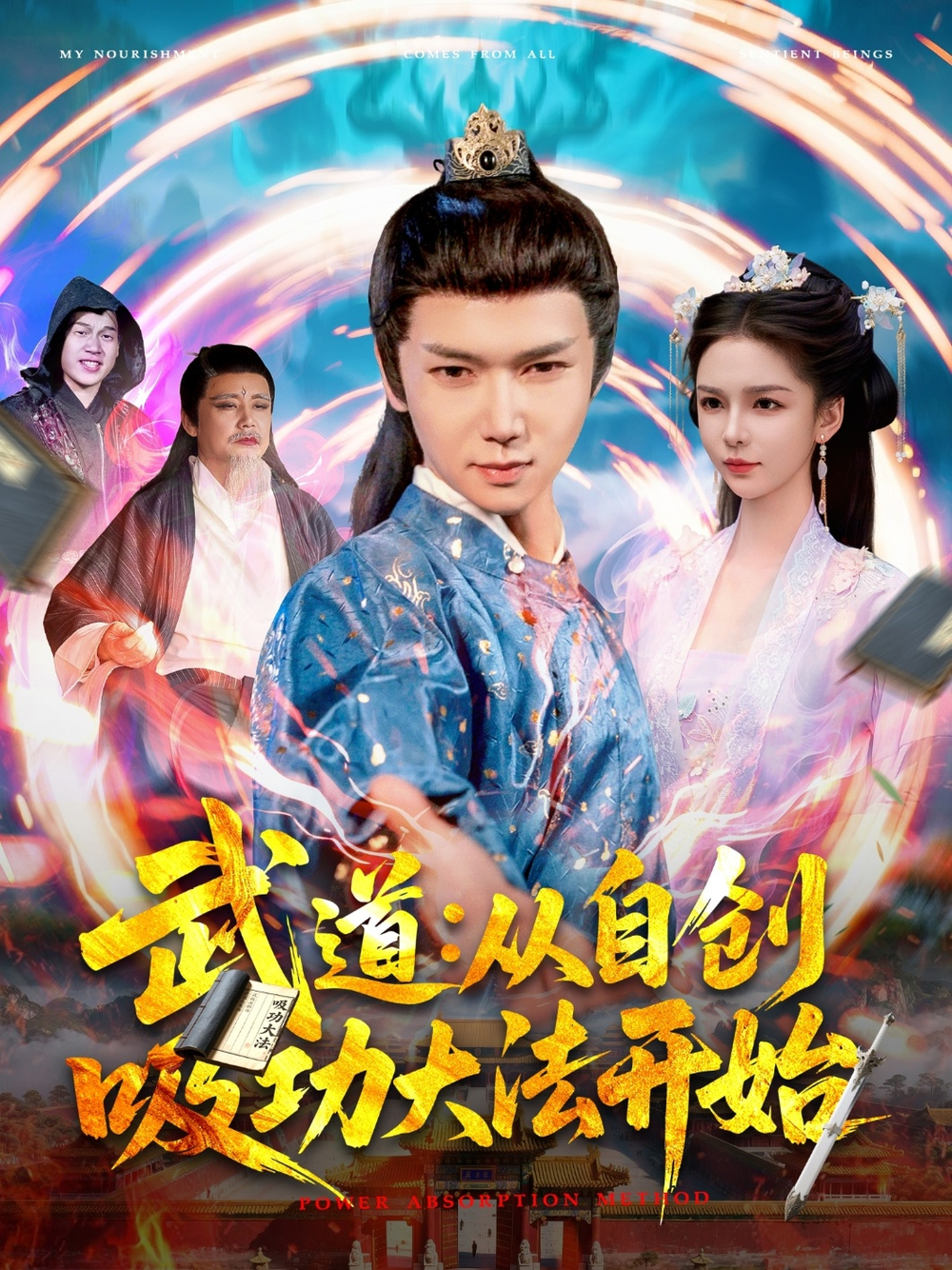 武道从自创吸功大法开始